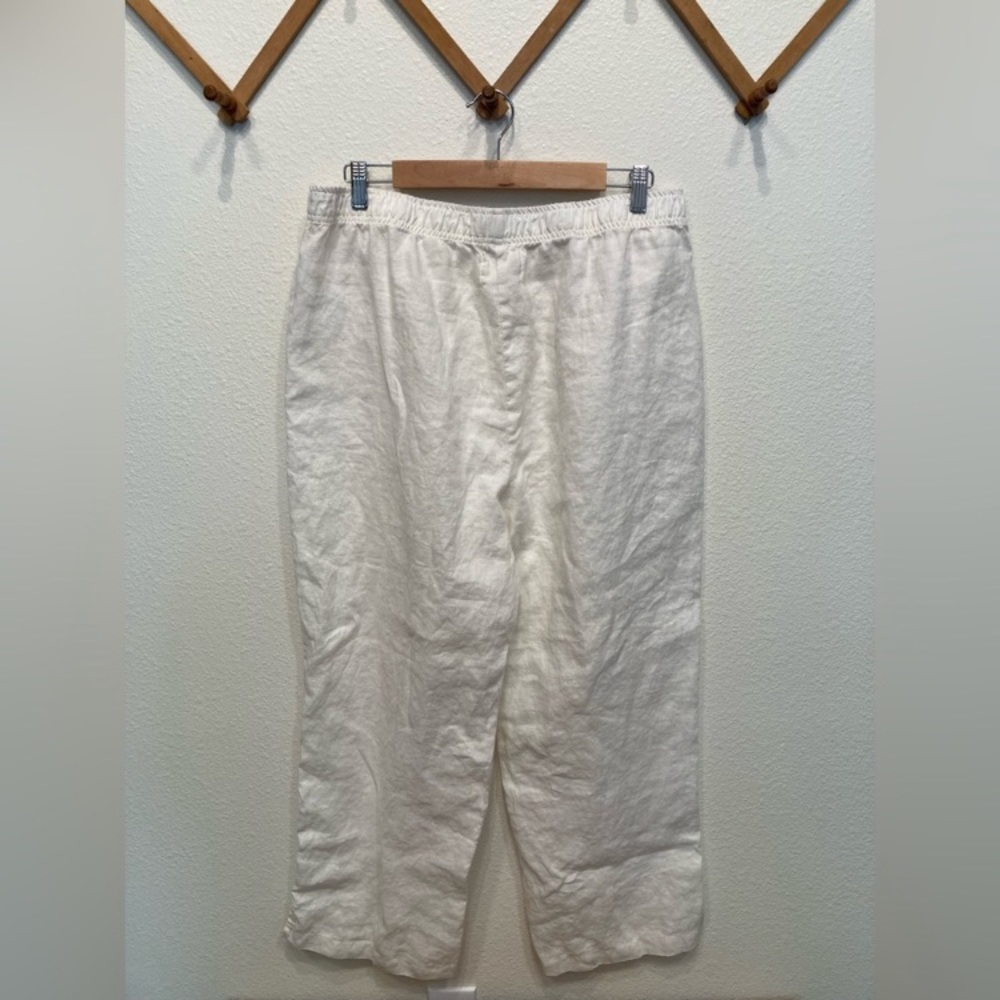 andrea jovine White Linen Pants - Picture 8 of 13